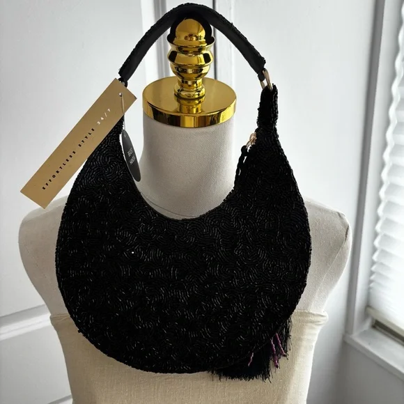 HAND BEADED BAG Made in India - Picture 3 of 6